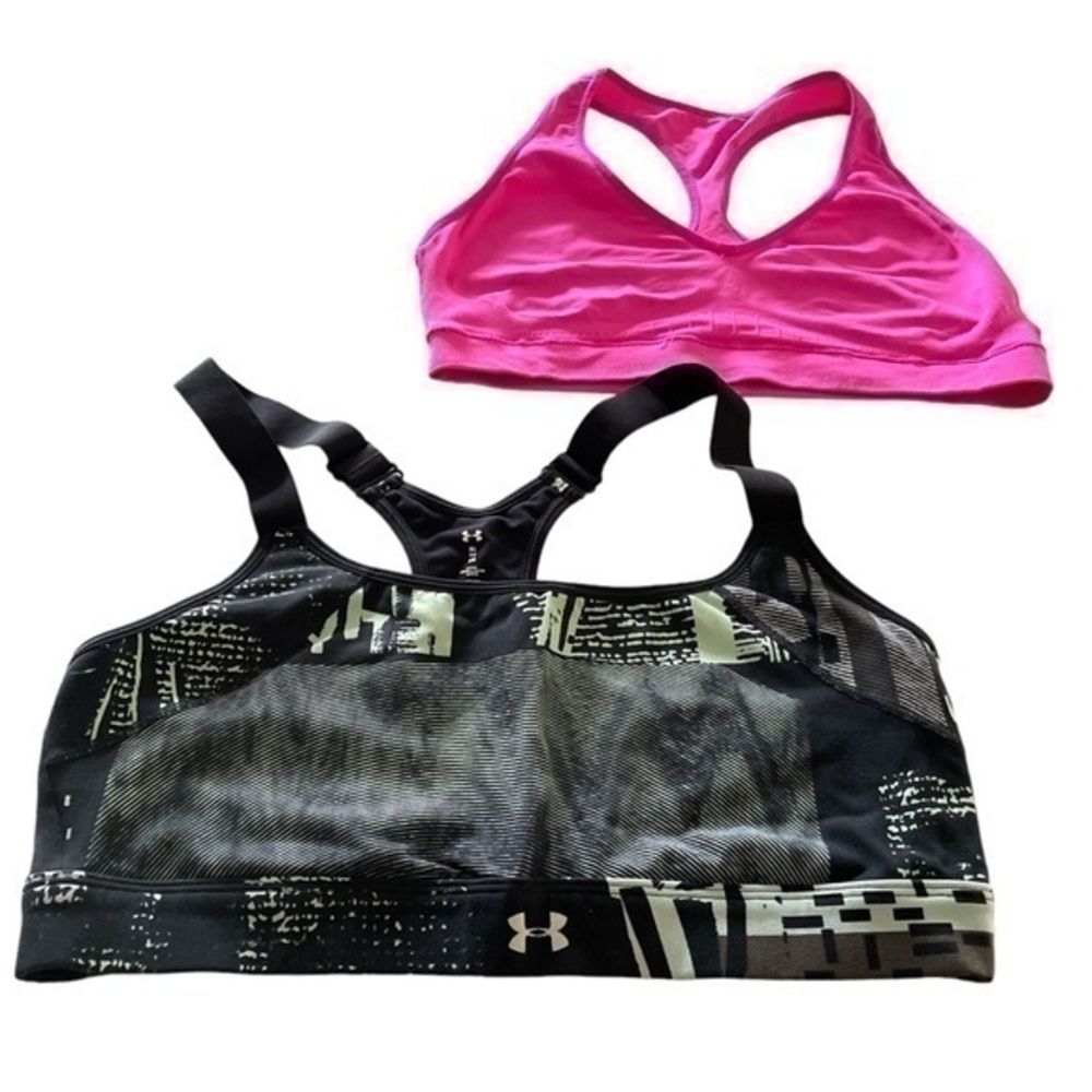 Under Armour ( 2 ) padded sports bras in size xlg